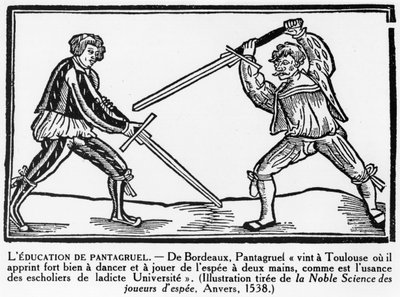 La Educación de Pantagruel, ilustración de 